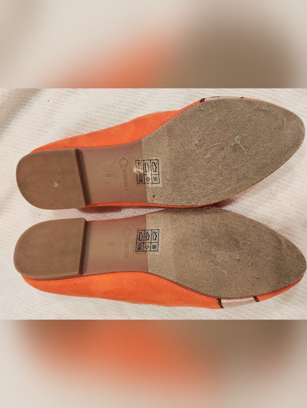 C. Wonder Giraffe Flats Sz 8 - Picture 3 of 3